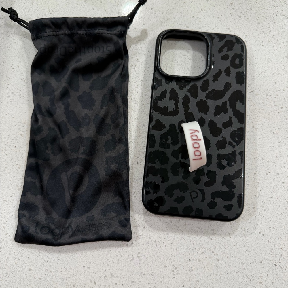 Loopy Case Midnight Leopard Phone Cover